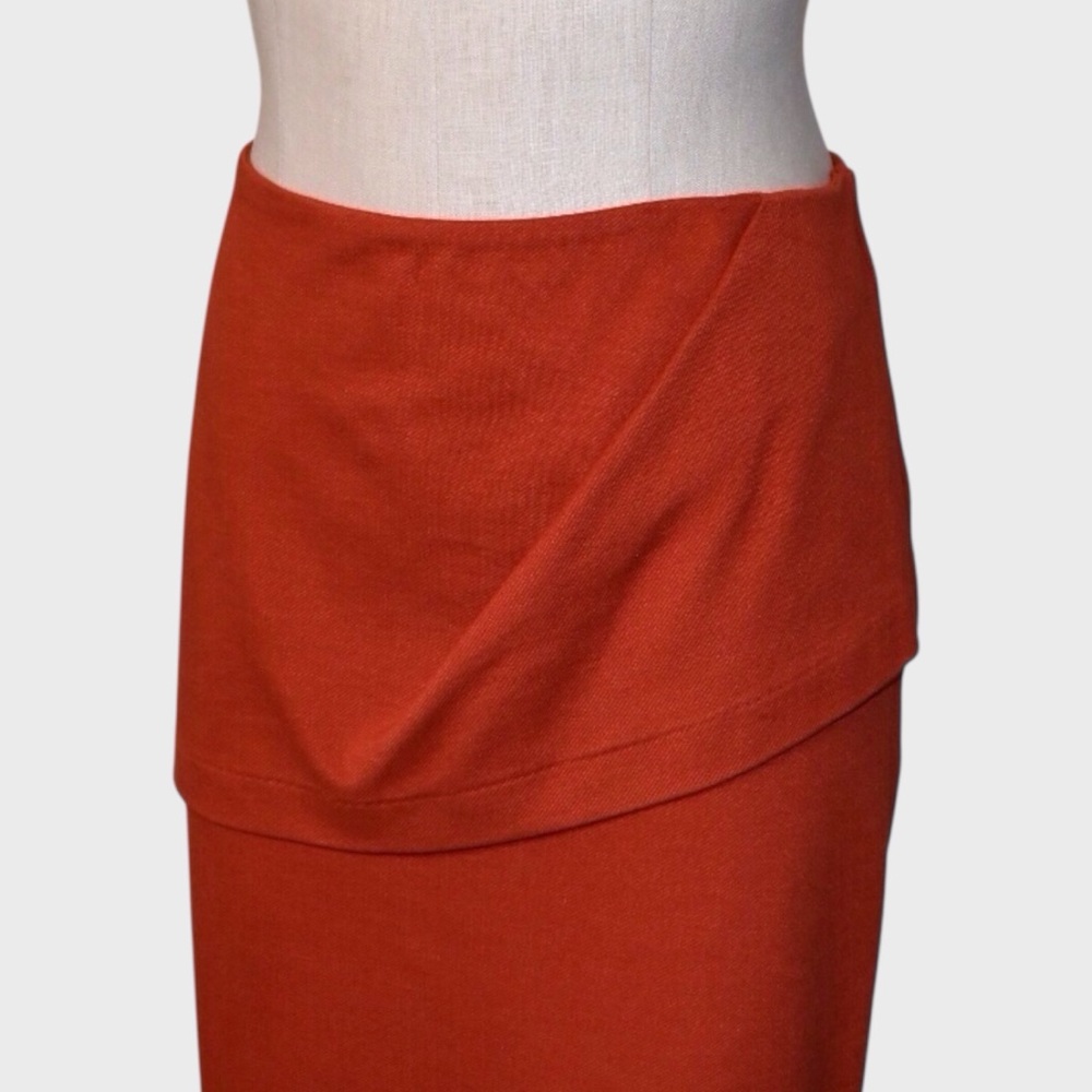 CAbi 3099 Ponte Knit Overlay Pencil Skirt - Picture 5 of 6